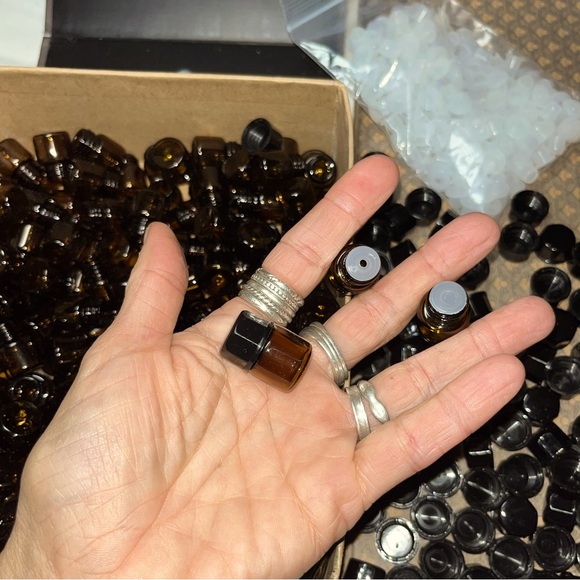 Other - 60pc Amber Glass Sample Bottle